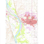 United States Geological Survey Bismarck, ND (1962, 24000-Scale) digital map