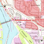 United States Geological Survey Bismarck, ND (1962, 24000-Scale) digital map