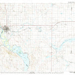 United States Geological Survey Bismarck, ND (1979, 100000-Scale) digital map