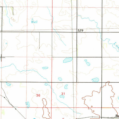 United States Geological Survey Bismarck, ND (1979, 100000-Scale) digital map