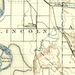 United States Geological Survey Bismark, ND (1907, 125000-Scale) digital map