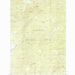 United States Geological Survey Bison Canyon, MT (1985, 24000-Scale) digital map