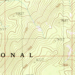 United States Geological Survey Bison Canyon, MT (1985, 24000-Scale) digital map
