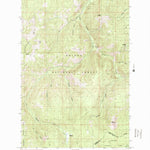 United States Geological Survey Bison Mountain, MT (1985, 24000-Scale) digital map