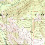 United States Geological Survey Bison Mountain, MT (1985, 24000-Scale) digital map