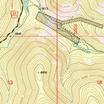 United States Geological Survey Bison Mountain, MT (2001, 24000-Scale) digital map