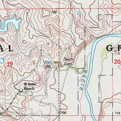 United States Geological Survey Bison NE, SD (1998, 24000-Scale) digital map