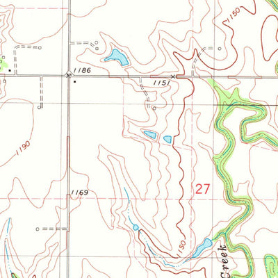 United States Geological Survey Bison, OK (1982, 24000-Scale) digital map