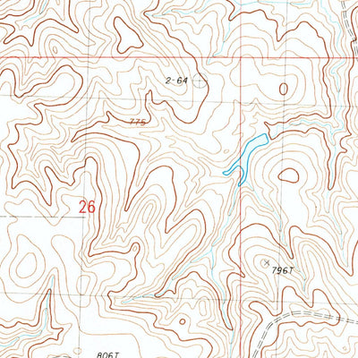 United States Geological Survey Bison, SD (1983, 24000-Scale) digital map