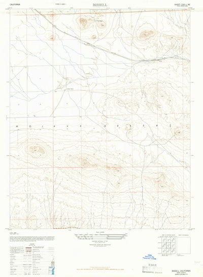 United States Geological Survey Bissell, CA (1947, 24000-Scale) digital map