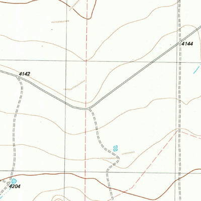 United States Geological Survey Bissett Mountain, TX (1983, 24000-Scale) digital map