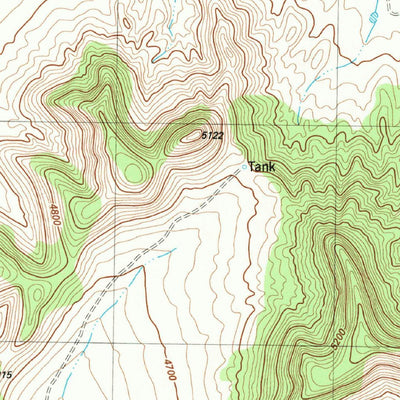 United States Geological Survey Bissett Mountain, TX (1983, 24000-Scale) digital map