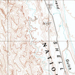 United States Geological Survey Bitter Creek Divide, UT (1987, 24000-Scale) digital map