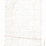 United States Geological Survey Bitter Creek NE, WY (1968, 24000-Scale) digital map