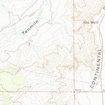 United States Geological Survey Bitter Creek NE, WY (1968, 24000-Scale) digital map