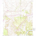 United States Geological Survey Bitter Creek Well, UT-CO (1970, 24000-Scale) digital map