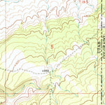 United States Geological Survey Bitter Creek Well, UT-CO (1970, 24000-Scale) digital map