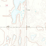 United States Geological Survey Bitter Lake, ND (1971, 24000-Scale) digital map