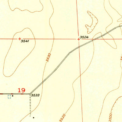 United States Geological Survey Bitter Lake, NM (1950, 24000-Scale) digital map