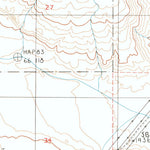 United States Geological Survey Bitter Spring, CA (1986, 24000-Scale) digital map