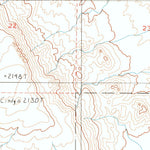 United States Geological Survey Bitter Spring, CA (1986, 24000-Scale) digital map