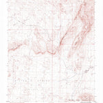 United States Geological Survey Bitter Spring, NV (1983, 24000-Scale) digital map