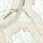 United States Geological Survey Bitter Springs, AZ (1985, 24000-Scale) digital map