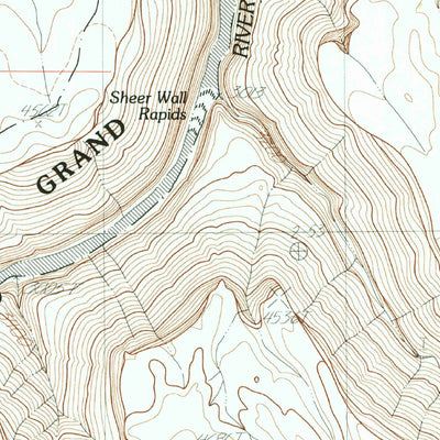 United States Geological Survey Bitter Springs, AZ (1985, 24000-Scale) digital map