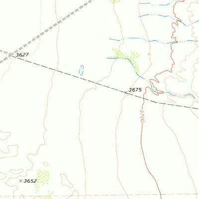 United States Geological Survey Bitter Well Mountain, TX (1973, 24000-Scale) digital map