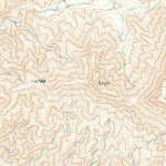 United States Geological Survey Bitter Well Mountain, TX (1973, 24000-Scale) digital map