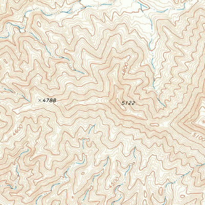 United States Geological Survey Bitter Well Mountain, TX (1973, 24000-Scale) digital map