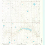 United States Geological Survey Bivins Lake, TX (1984, 24000-Scale) digital map