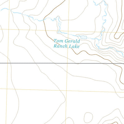 United States Geological Survey Bivins Lake, TX (2019, 24000-Scale) digital map