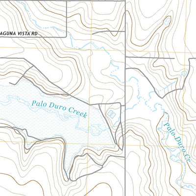 United States Geological Survey Bivins Lake, TX (2019, 24000-Scale) digital map