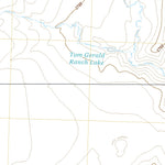 United States Geological Survey Bivins Lake, TX (2022, 24000-Scale) digital map
