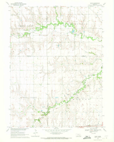 United States Geological Survey Bixby, NE (1969, 24000-Scale) digital map