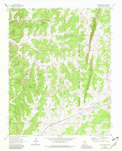 United States Geological Survey Bixler Ranch, NM (1963, 24000-Scale) digital map
