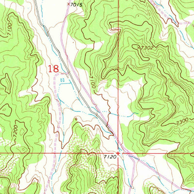 United States Geological Survey Bixler Ranch, NM (1963, 24000-Scale) digital map