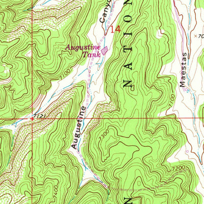 United States Geological Survey Bixler Ranch, NM (1963, 24000-Scale) digital map