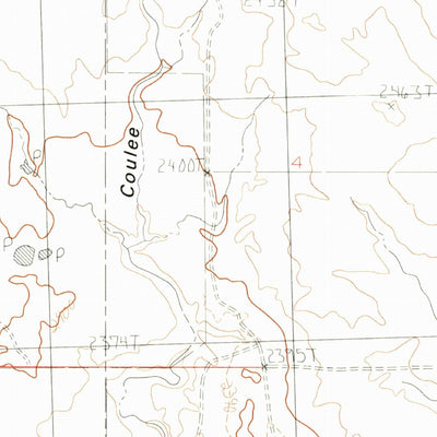 United States Geological Survey Bjornberg Bridge, MT (1984, 24000-Scale) digital map