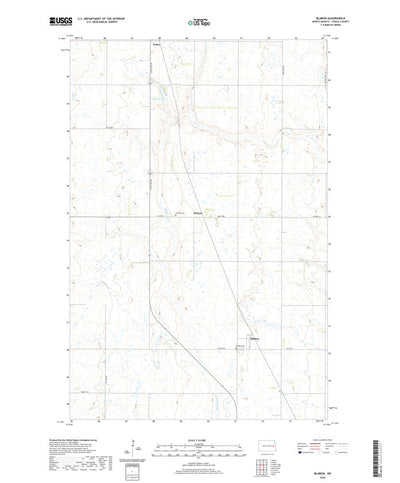 United States Geological Survey Blabon, ND (2020, 24000-Scale) digital map