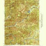 United States Geological Survey Blachly, OR (1942, 62500-Scale) digital map