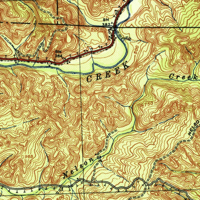 United States Geological Survey Blachly, OR (1942, 62500-Scale) digital map