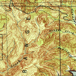 United States Geological Survey Blachly, OR (1942, 62500-Scale) digital map