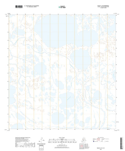 United States Geological Survey Black A-1 SE, AK (2020, 25000-Scale) digital map