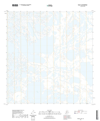United States Geological Survey Black A-1 SW, AK (2020, 25000-Scale) digital map