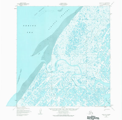 United States Geological Survey Black B-1, AK (1952, 63360-Scale) digital map