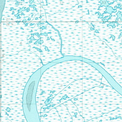 United States Geological Survey Black B-1, AK (1952, 63360-Scale) digital map
