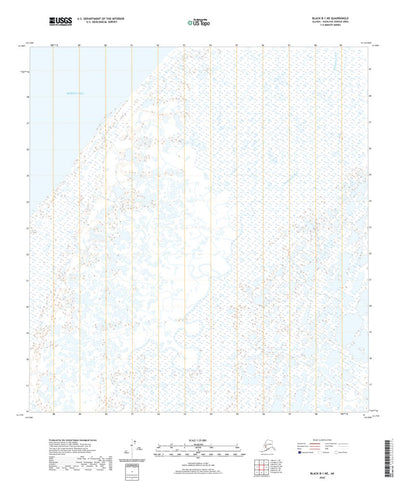 United States Geological Survey Black B-1 NE, AK (2020, 25000-Scale) digital map