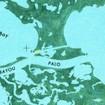 United States Geological Survey Black Bay North, LA (1973, 24000-Scale) digital map